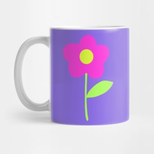 Just one pink flower. Mug